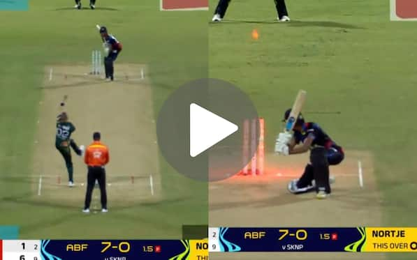 [Watch] Anrich Nortje's Resembles Jasprit Bumrah's Yorker To Dismantle Bishop In CPL 2024 Opener